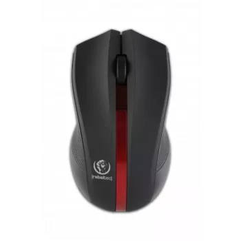 Wireless optical mouse Rebeltec GALAXY black/red interface