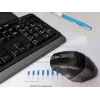Wireless mouse A4Tech FStyler 47478 2.4G Nano Grey ergonomic design