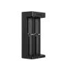 XTAR dual-slot Li-ion battery charger for 18650 cells, USB-C input, 2 slots, black, LED indicators
