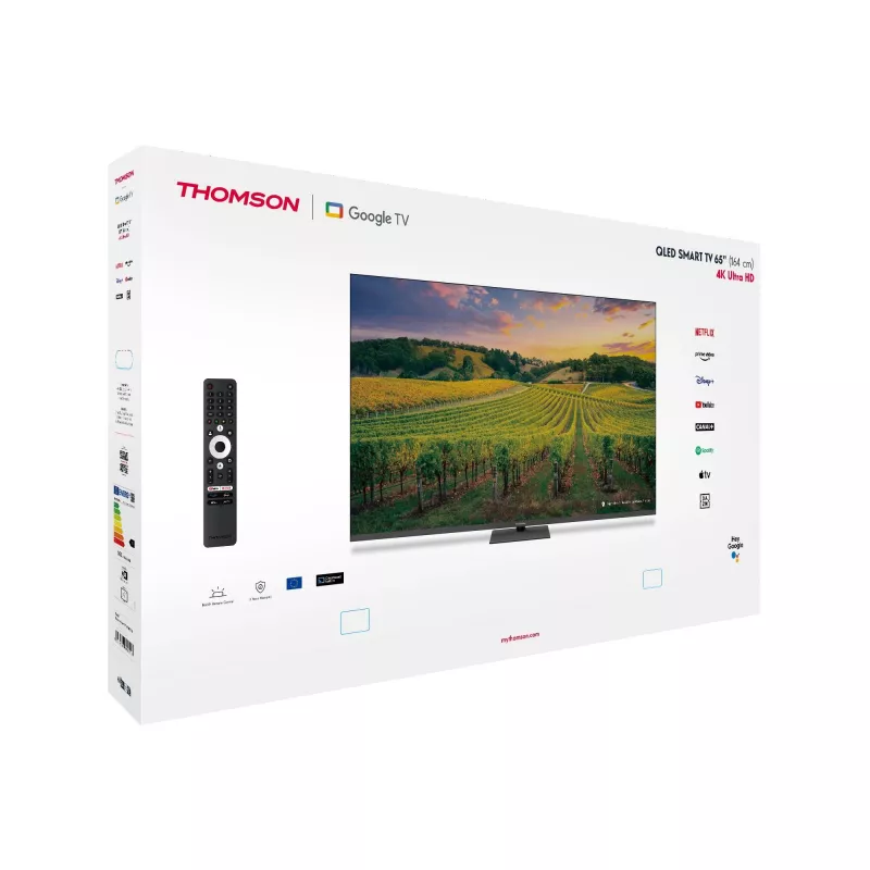 TV Set|THOMSON|65 |4K Ultra HD|3840 x 2160 pixels|Flat|QLED|65QG5C14