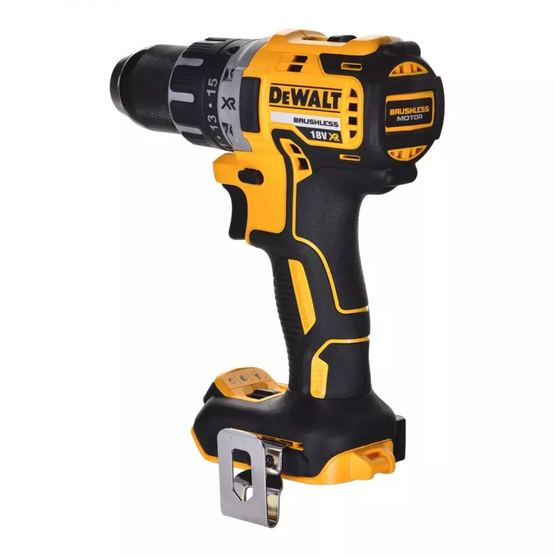 Cordless drill DeWalt DCD791D2-QW, 18V Li-Ion, 2×2Ah batteries, keyless 13 mm chuck, 70 Nm, 1.5 kg