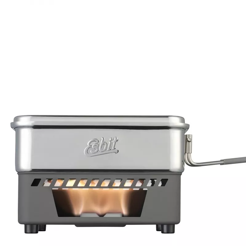 Camping cookware set ESBIT CS1100ST — aluminium and stainless steel, 1.1 L, 659 g, Black/Silver