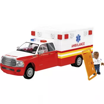 Construction toy Cobi RAM 3500 Ambulance model 24609 building blocks set