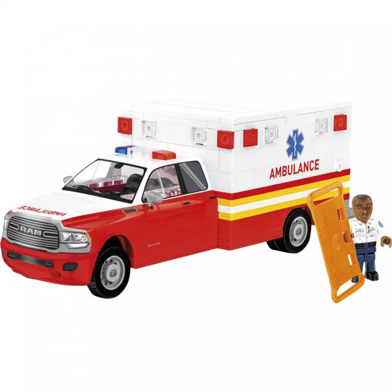 Construction toy Cobi RAM 3500 Ambulance model 24609 building blocks set