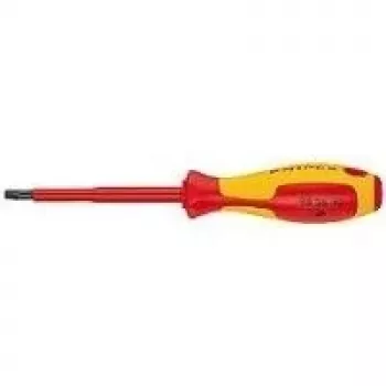 Knipex VDE Torx-Screwdriver Size T 15 Blade Length: 80 mm DIN EN 60900 (98 26 15)