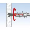 Fischer DUOBLADE, Screw & wall plug kit, Concrete, Plastic, Grey, Pozidriv, PZ2