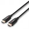 Lindy 15m Fibre Optic Hybrid HDMI 8K60 Cable, 15 m, HDMI Type A (Standard), HDMI Type A (Standard), 48 Gbit/s, Black