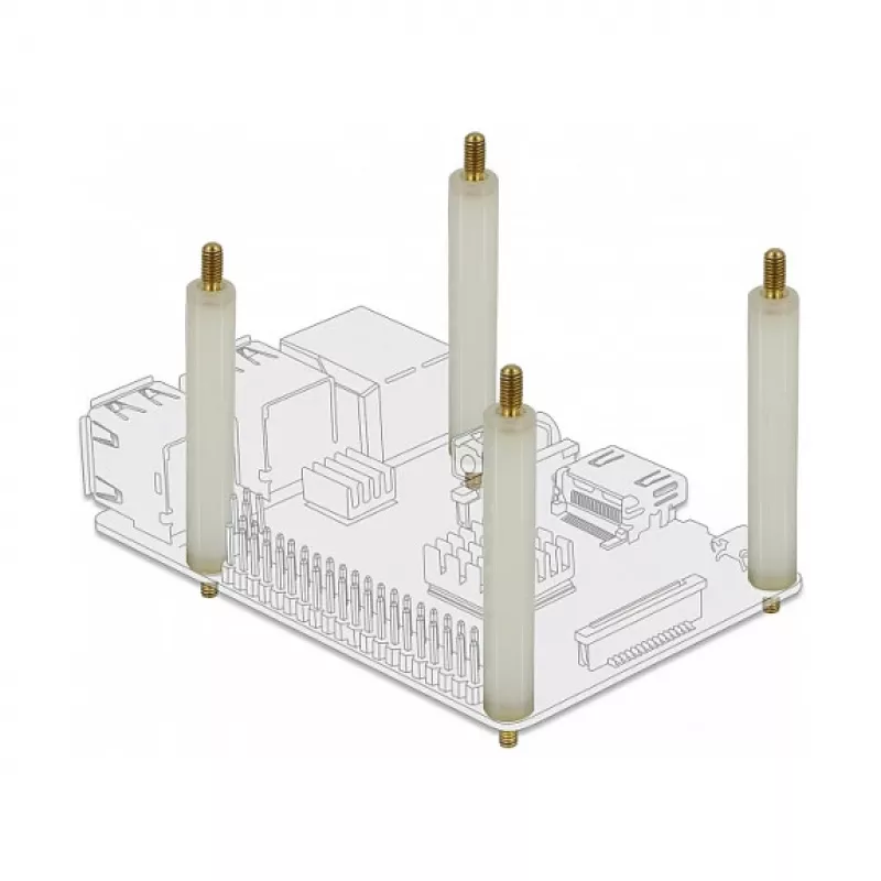 Mounting Kit DeLOCK 60238 Natural Plastic
