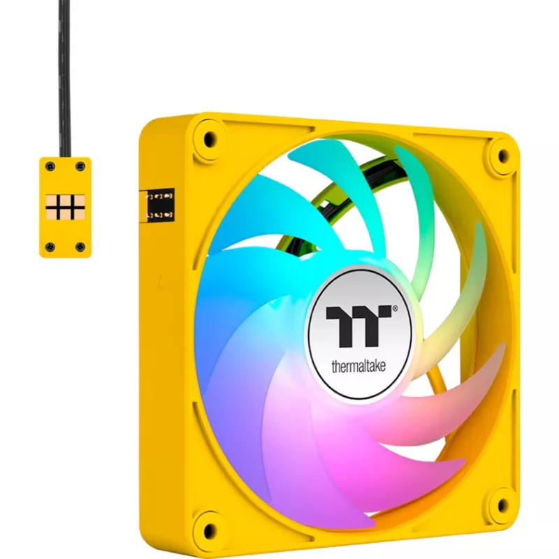 Thermaltake CT140 EX ARGB 140mm Yellow 3-Pack Case Fans