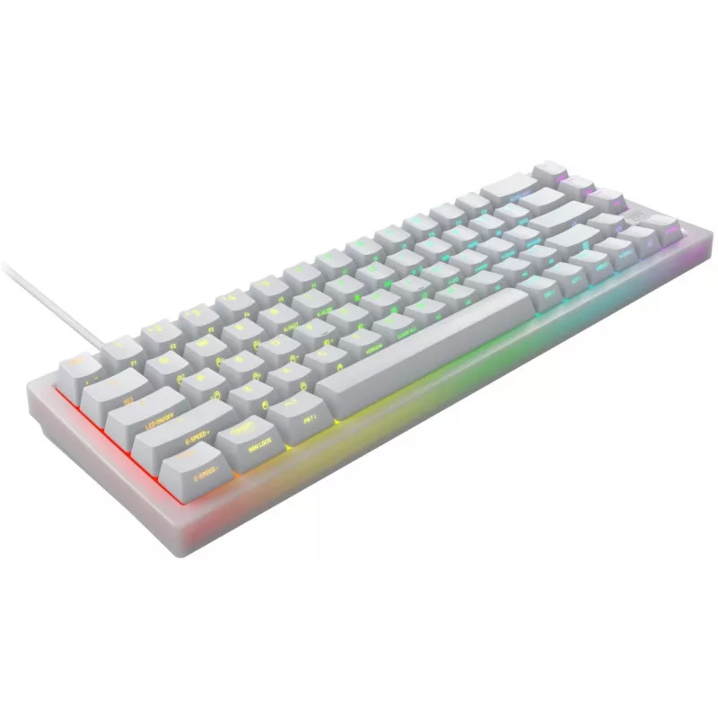CHERRY K5V2 Compact keyboard Gaming USB QWERTY English White 67 keys RGB LED