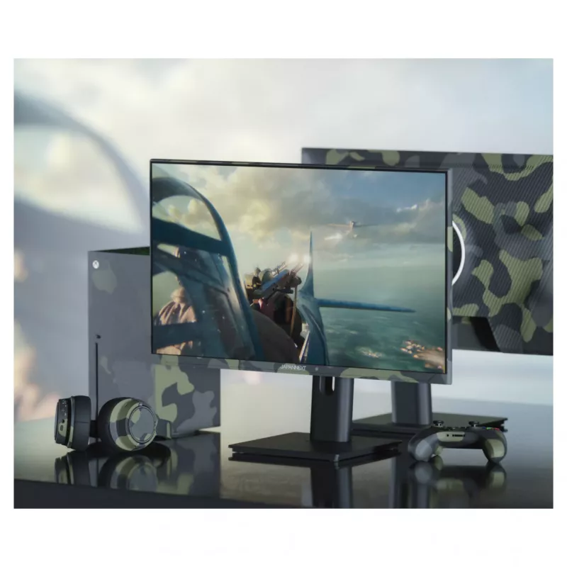 JAPANNEXT JN-IPS238FHD200F-HSP-CAMO computer monitor 61 cm (24 inch) 1920 x 1080 pixels Full HD LCD Black