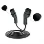 Electric vehicle charging cable ROLINE Type 2 to Type 2, 5 m, 11 kW, 16 A, 480 V, Black