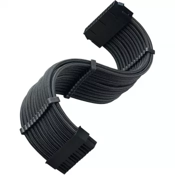 SilverStone PP07E - Power Extension Cable - ATX, 24-pin (W) to ATX, 24-pin (M) - 30 cm - Black