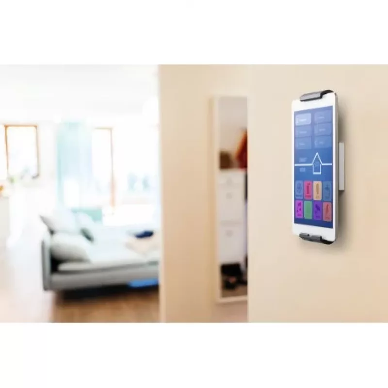 DURABLE TABLET HOLDER WALL - wall mount for tablet - Aluminium, ABS-Plastic - Silver (7-13) (893323)