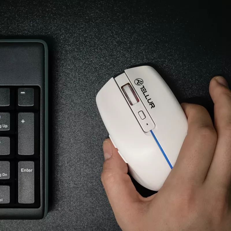 Tellur Silent Click Wireless Mouse White