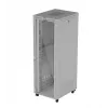 Rack cabinet LANBERG FF01-8047-12SL 47U 800x1000 mm grey with front and rear glass doors and LCD panel space