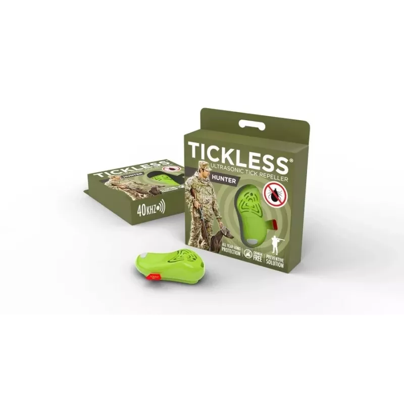 TICKLESS ultrasonic tick remover, for hunters HUNTER, green