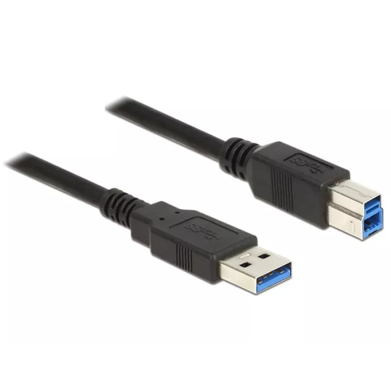 USB cable DeLOCK 85069 USB 3.2 Gen 1 3 m USB A USB B Black