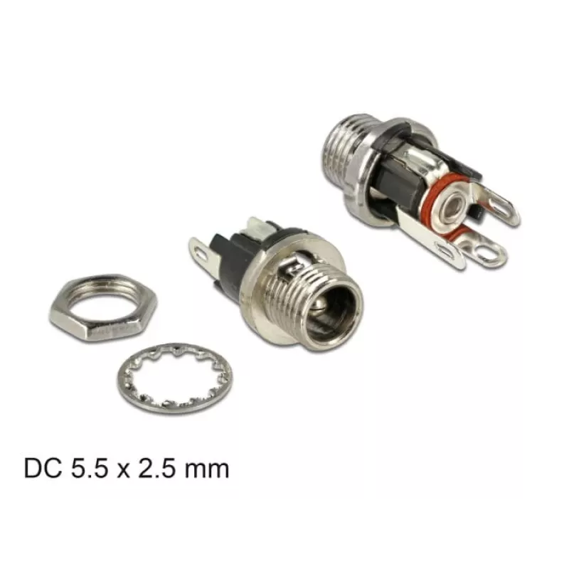 Wire Connector DeLOCK 89911 DC Black Nickel