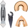KWB Multi-Tool-Set Fliesen, 4-teilig, Schleifscheibe