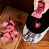 Electric meat grinder SMAPP 489.8 Graphite 2000W, 1 speed, 3 strainers, min hole 2.7 mm, max 8 mm