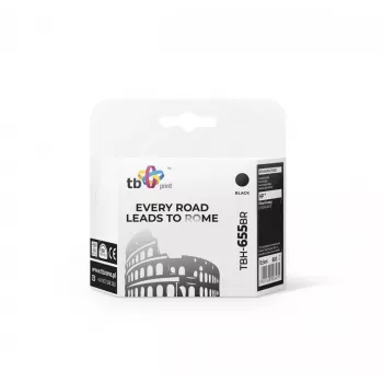 Ink. Cartridge TB Compatible with HP 655, Black, Ref.