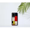 Protective phone case iKins for Samsung Galaxy S20 Ultra — Mondrian Black