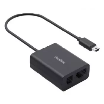 EHS adapter Yealink EHS62 — headset/headphone accessory, black