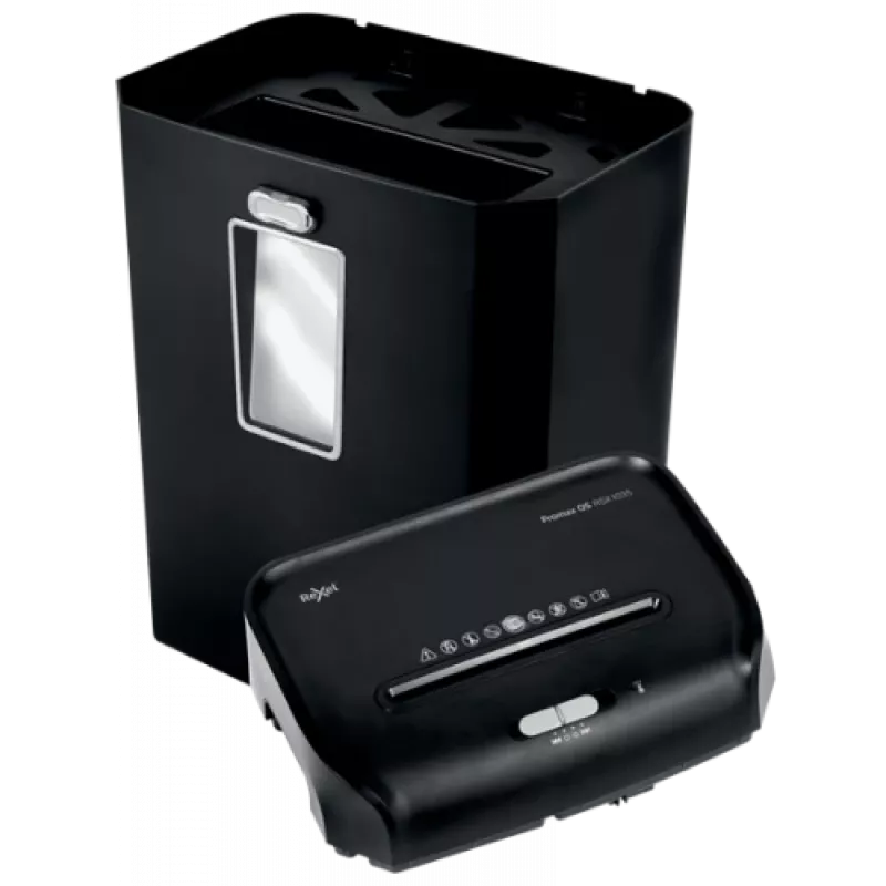 Rexel ProMax QS RSX1035 Cross Cut Paper Shredder P4, Cross shredding, 22 cm, 4 x 40 mm, 35 L, 460 sheets, 58 dB