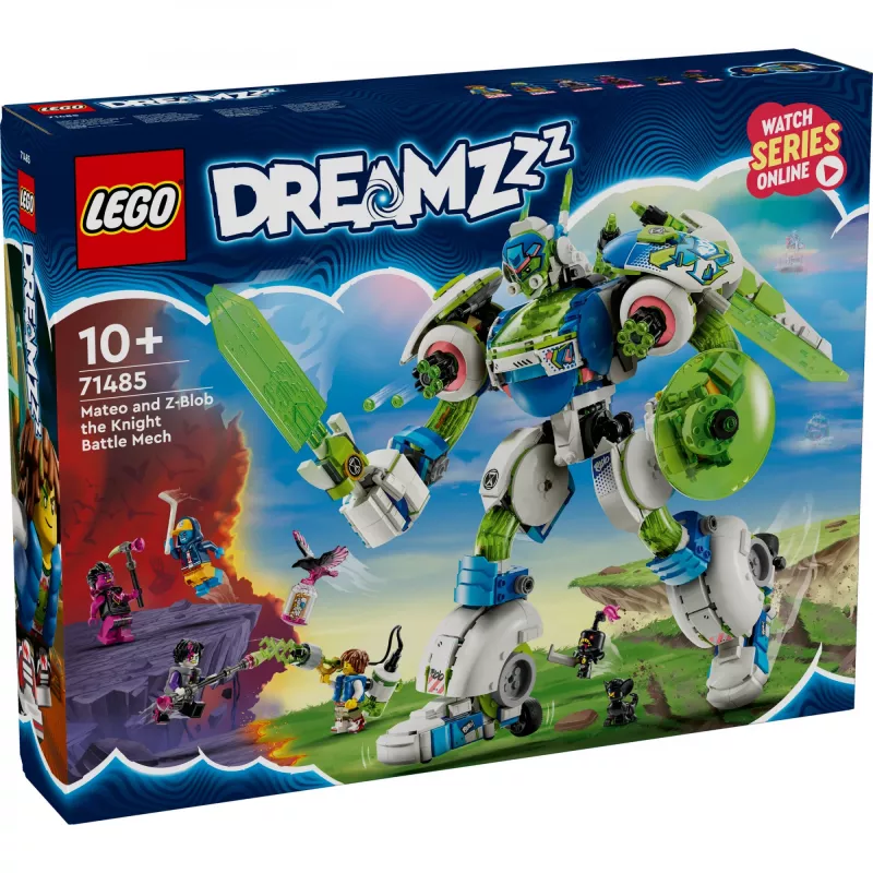 Construction Toy LEGO Mateo and Z-Blob the Knight Mech set 71485 — minifigure and buildable mech playset