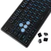 Mechanical Gaming Keyboard White Shark Tachi Black US layout RGB Backlit