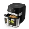 Hot-air fryer ESPERANZA EKA005, 8 L capacity, 1600 W, touch control, 10 programs, stainless steel, black