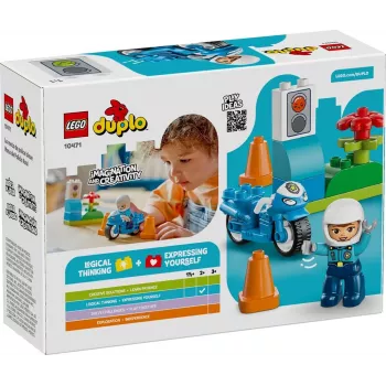 LEGO DUPLO 10471 Blue Police Motorcycle