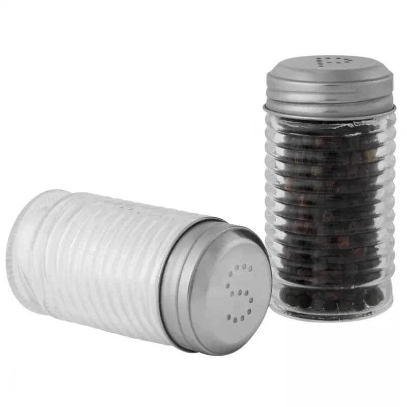 Salt and pepper shakers Salter 751 CLXRUP beehive glass set with adjustable pour holes