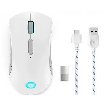 Gaming mouse Lenovo Legion M600 RF Wireless + Bluetooth + USB Type-A, ambidextrous, 16000 DPI, 9 buttons, rechargeable