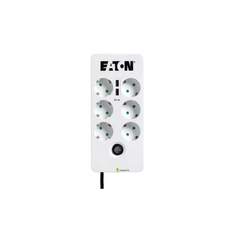 Power Strip Eaton Protection Box 6 USB DIN