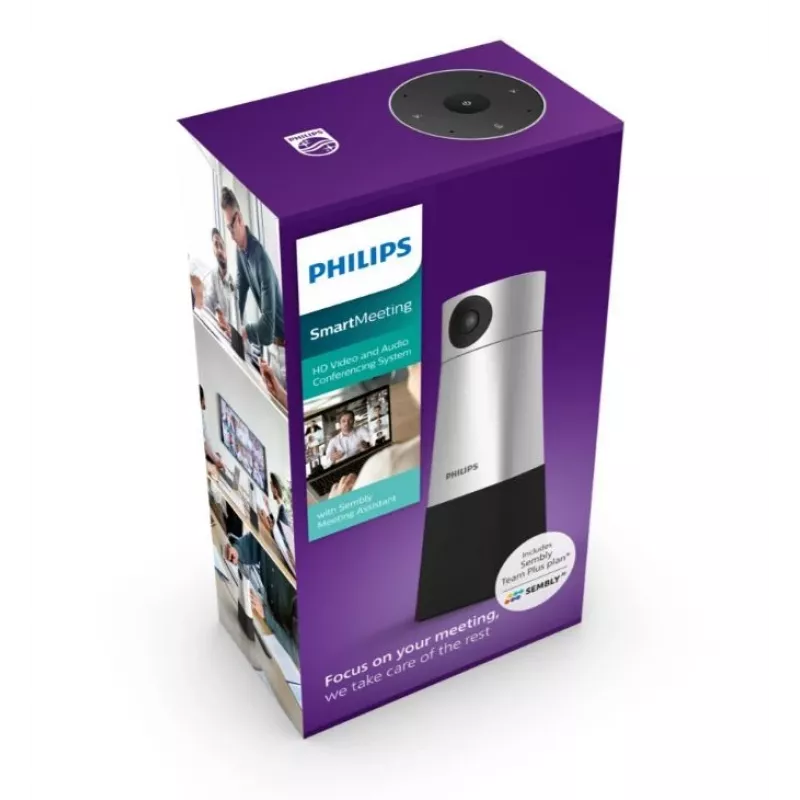 Philips PSE0550 video conferencing camera Black, Silver 3840 x 2160 pixels 30 fps CMOS 25.4 / 2.8 mm (1 / 2.8 inch)