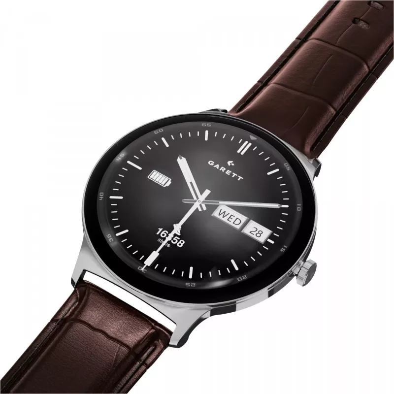 Smartwatch Garett Quantum — stainless silver