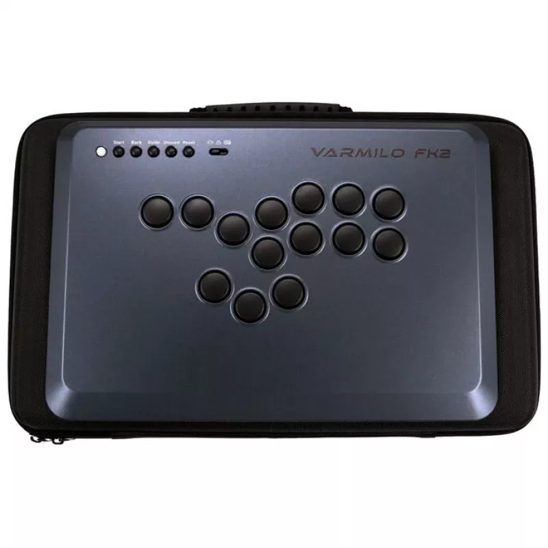Wired USB Arcade Controller Varmilo FK2 Shadow Metal — compact arcade-style gamepad