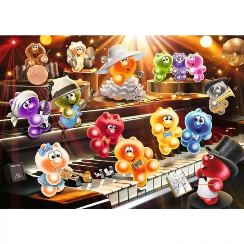 Jigsaw Puzzle Ravensburger Gelini make music 1000 pieces – 1000-piece puzzle, brand Ravensburger