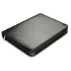 Document Folder A4 with Clamp and 4 Rings, Black, 355x260x50mm