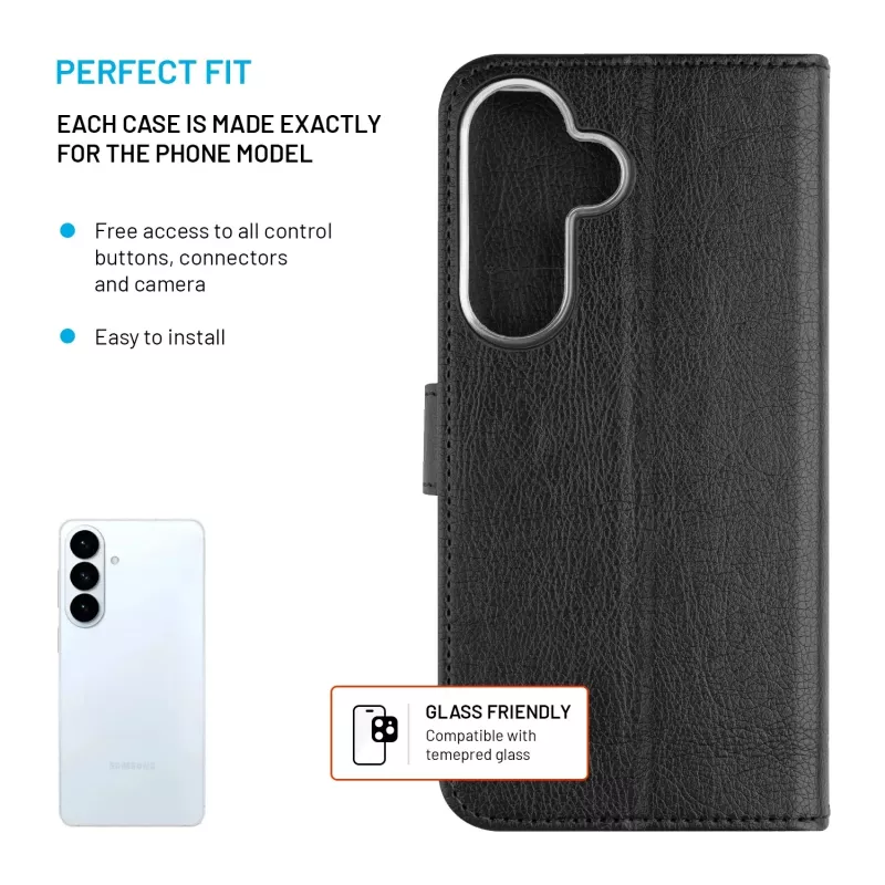 FIXED Opus for Samsung Galaxy S26+, black | Fixed Back Cover Case