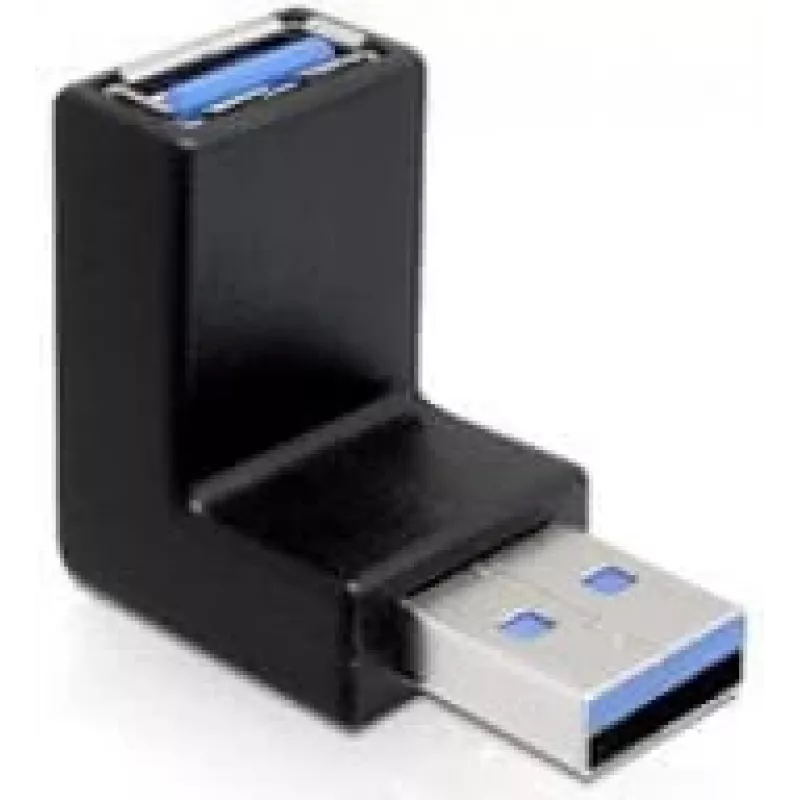 USB 3.0 M/F Connector DeLOCK 65340 Black