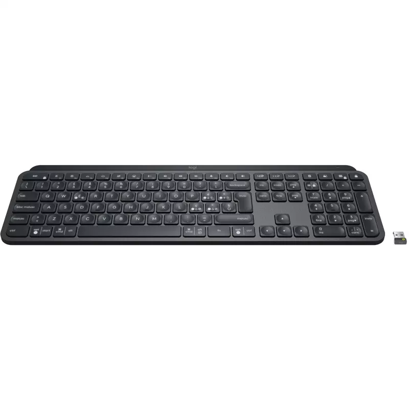 Logitech MX Keys for Business Keyboard RF Wireless + Bluetooth Italian graphite (920-010247)