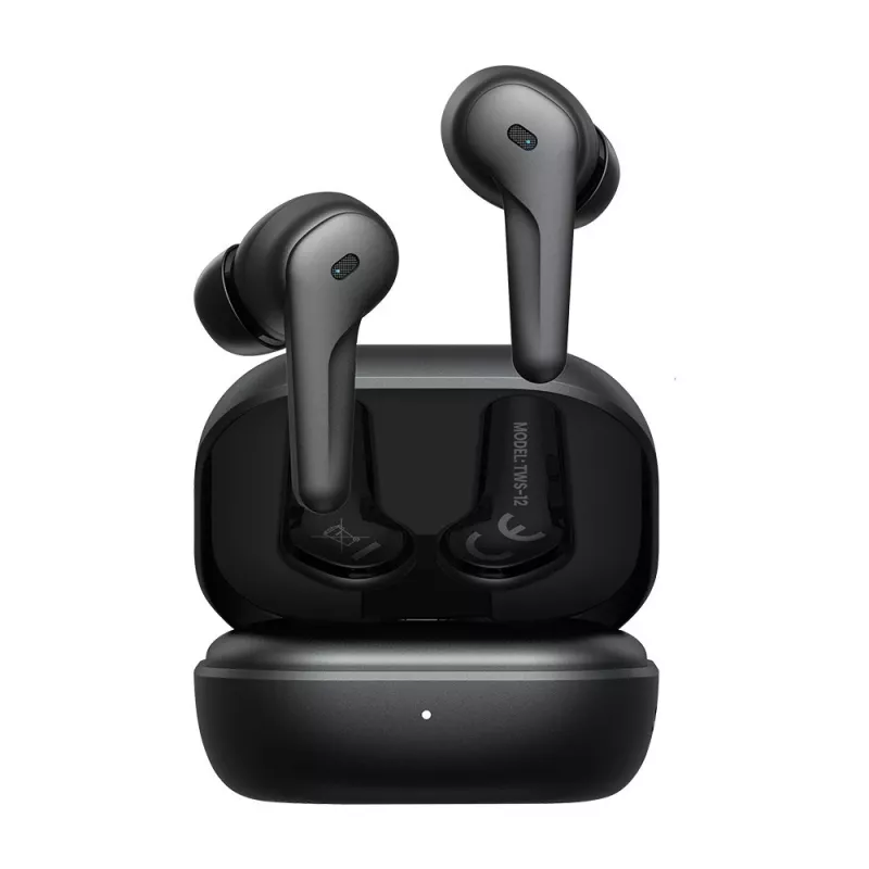 SAVIO in-ear TWS headset TWS-12, Bluetooth 5.3, built-in mic, black