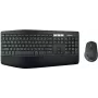 Logitech MK850 Performance Wireless Keyboard and Mouse Combo - full size (100%) - Wireless - RF Wireless + Bluetooth - QWERTY - Black - Mouse included