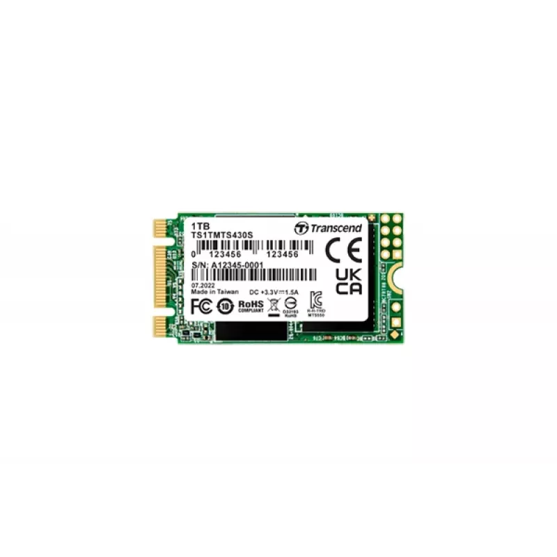 SSD disk Transcend 1 TB M.2 SATA III 3D NAND model 430S