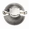 Air cooler Gembird CPU-HURACAN-X40 — 90 mm fan, 800–1600 RPM, LGA 775 support, transparent