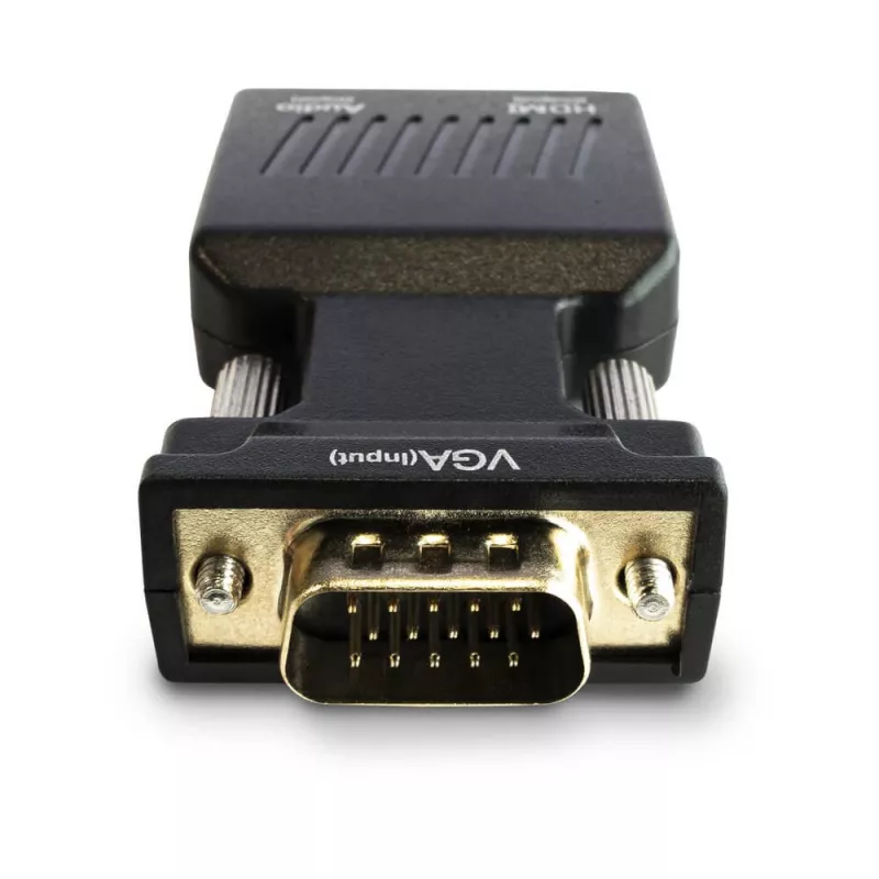 SAVIO CL-145 VGA to HDMI converter, Audio, Full HD Black