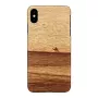 Smartphone case man and wood for iPhone XS Max — terra black